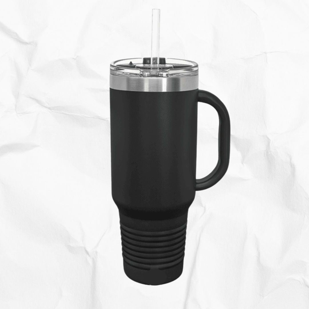 40 oz Travel Mug with Handle