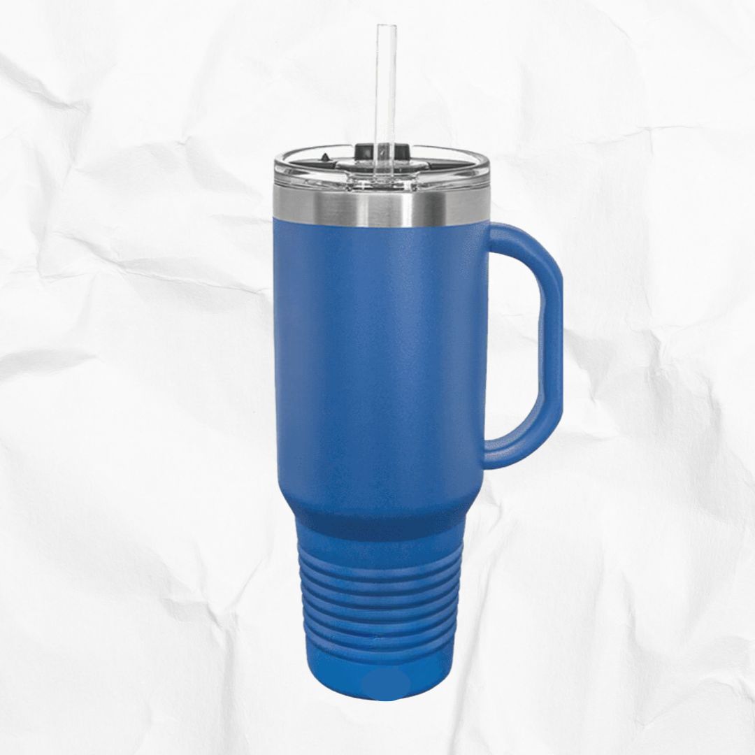 40 oz Travel Mug with Handle
