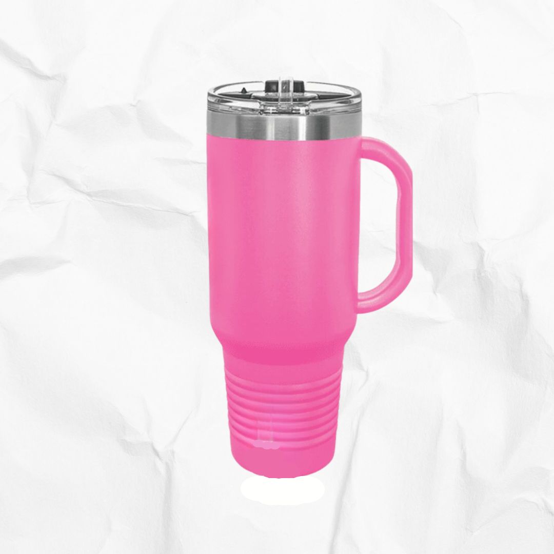 40 oz Travel Mug with Handle