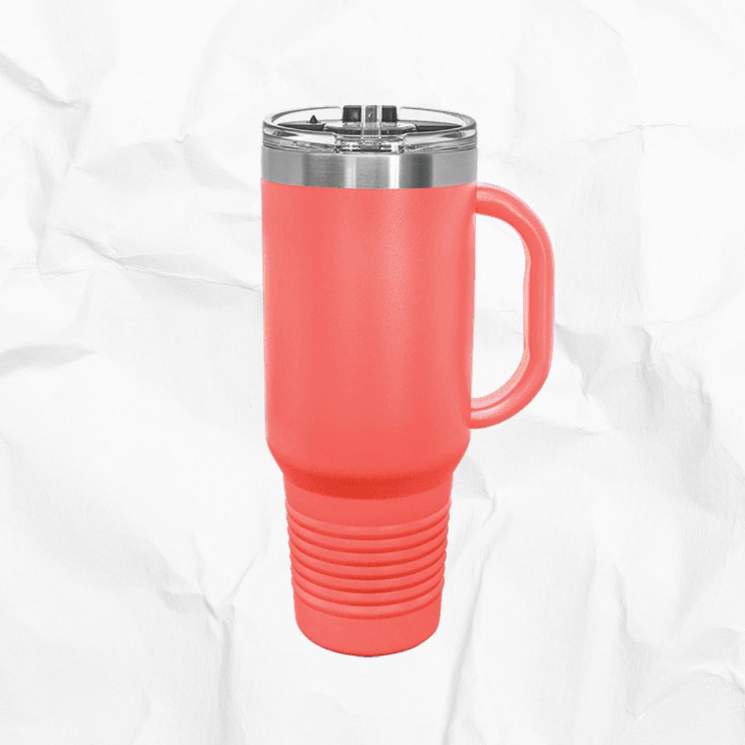 40 oz Travel Mug with Handle