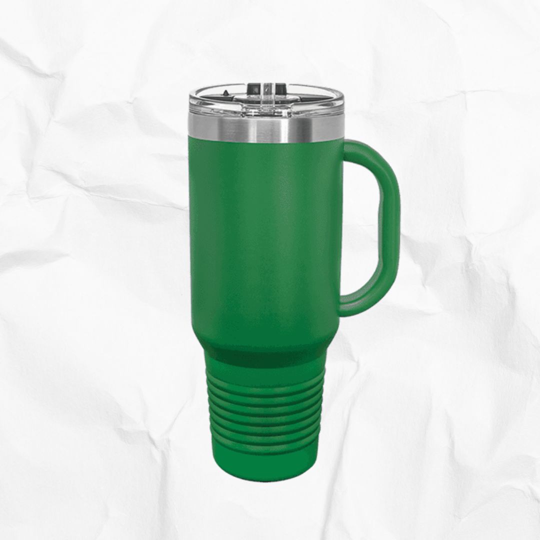 40 oz Travel Mug with Handle
