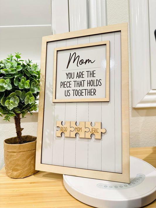 Mom's Puzzle Sign / Mother's Day