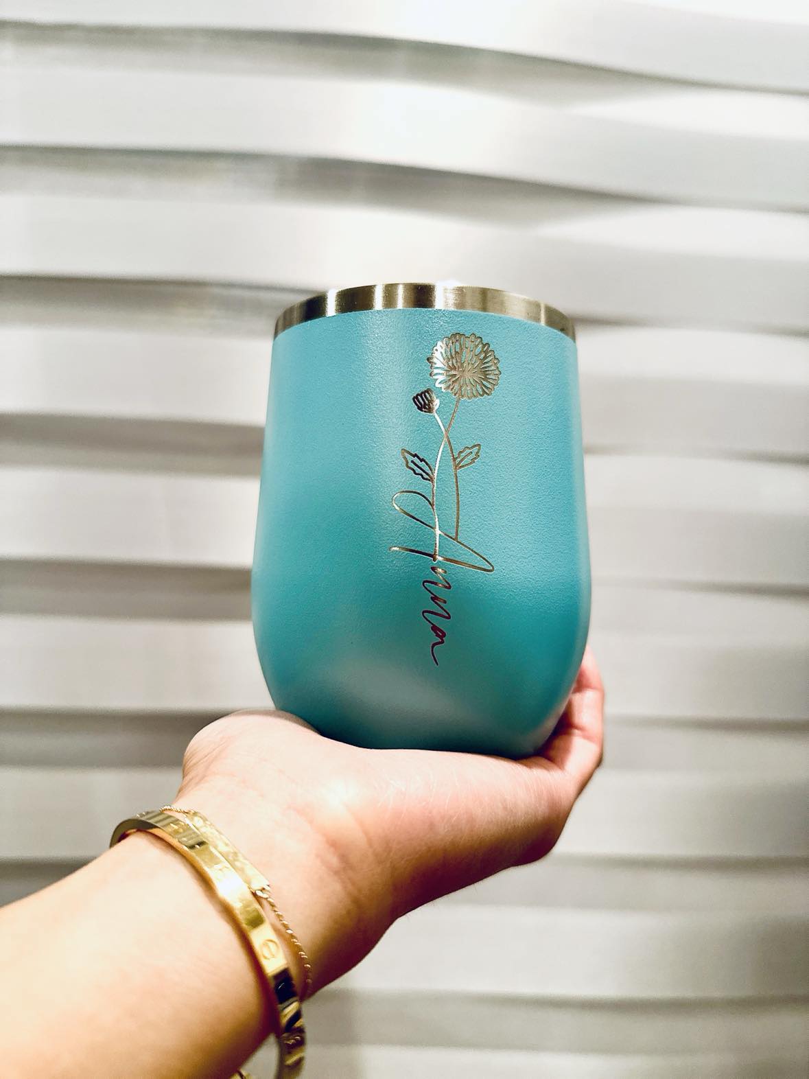 12 oz Stemless Insulated Wine Tumbler