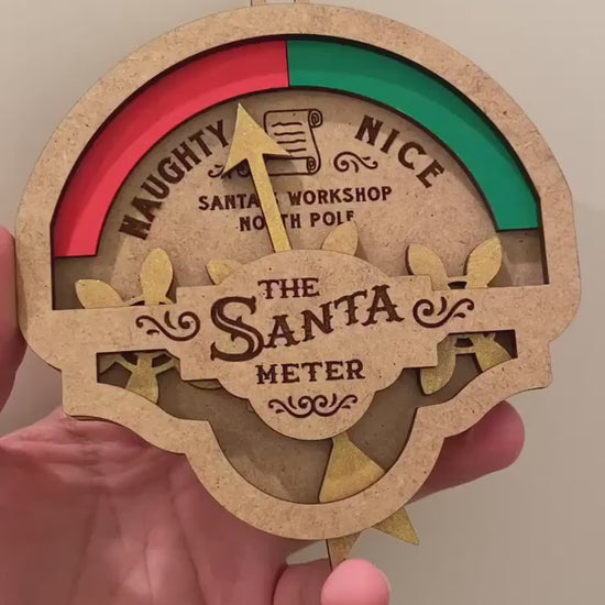 Video showing how the Santa Meter works and slides effortlessly