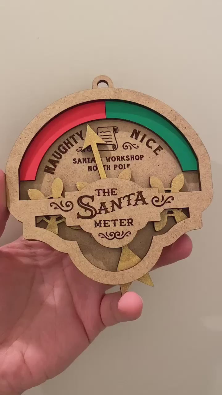 Video showing how the Santa Meter works and slides effortlessly