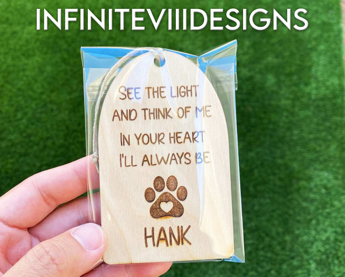 Package Personalize Custom Pet Engrave Memorial Gift