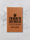 Personalized Firefighter Leatherette Journal
