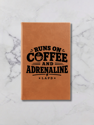 Personalized LAPD Leatherette Journal
