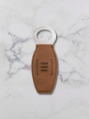 Leatherette Bottle Opener with Magnet