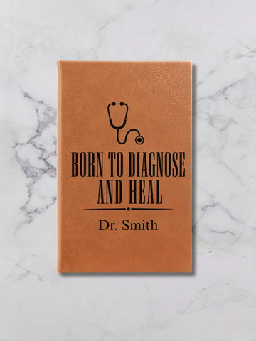 Personalized Doctor Leatherette Journal