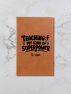 Personalized Teacher Leatherette Journal