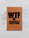 Personalized Firefighter Leatherette Journal