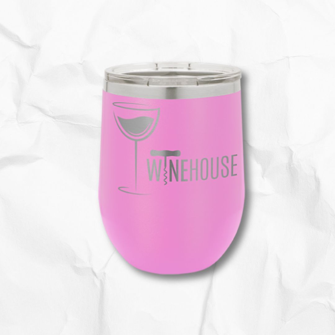 12 oz Stemless Insulated Wine Tumbler