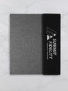 Large Branded Personalized Leatherette & Canvas Portfolio