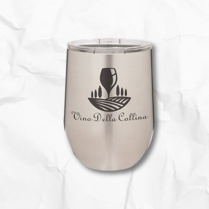 12 oz Stemless Insulated Wine Tumbler