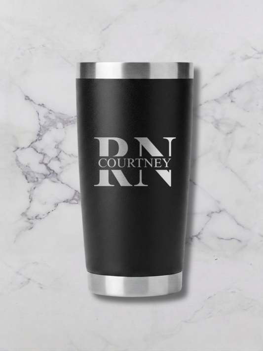 20 oz. Personalized Tumbler for Nurses