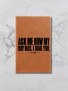 Personalized LAPD Leatherette Journal