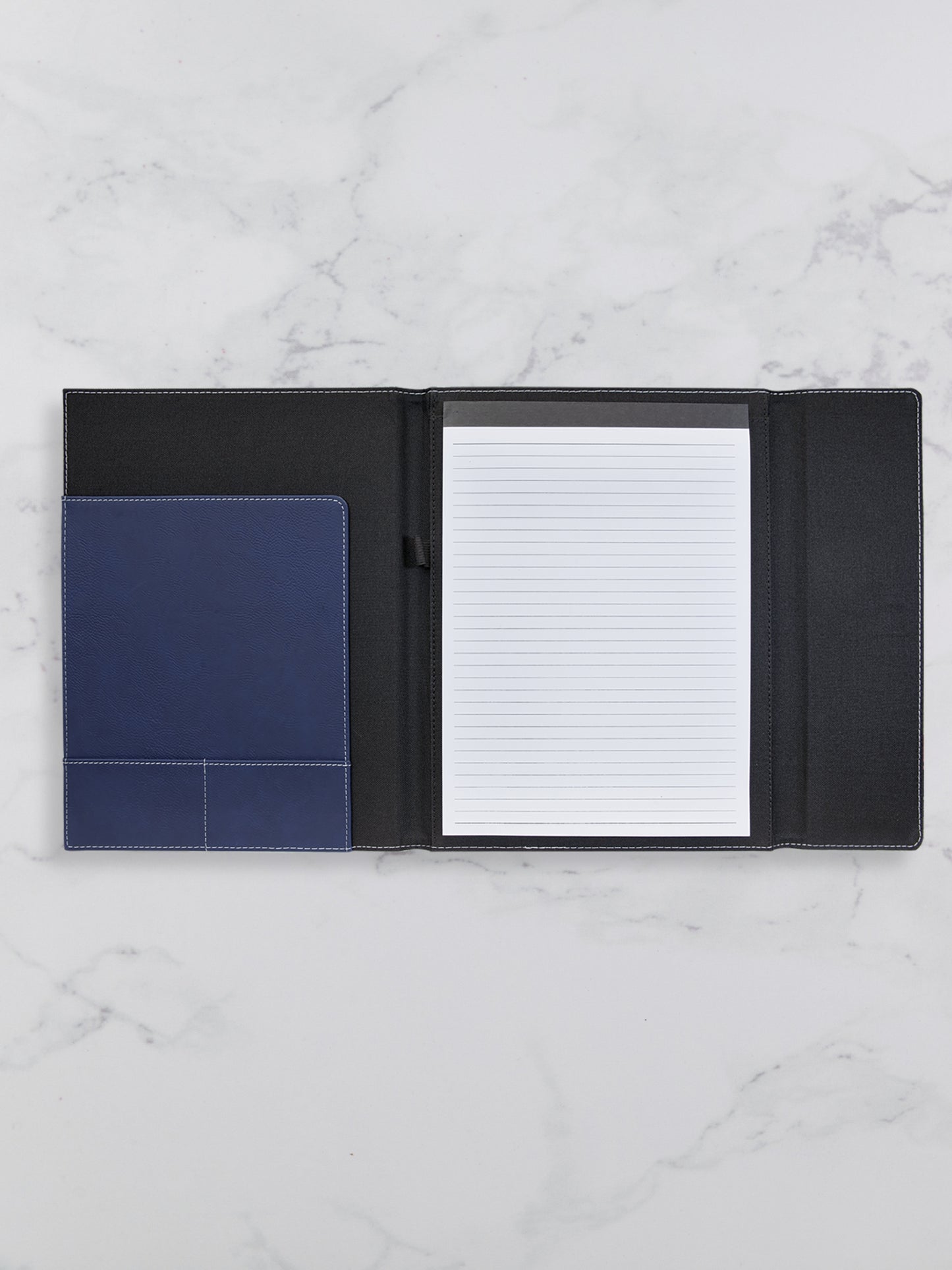 Large Branded Personalized Leatherette & Canvas Portfolio