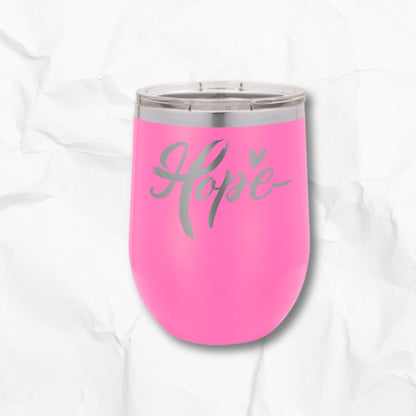 12 oz Stemless Insulated Wine Tumbler