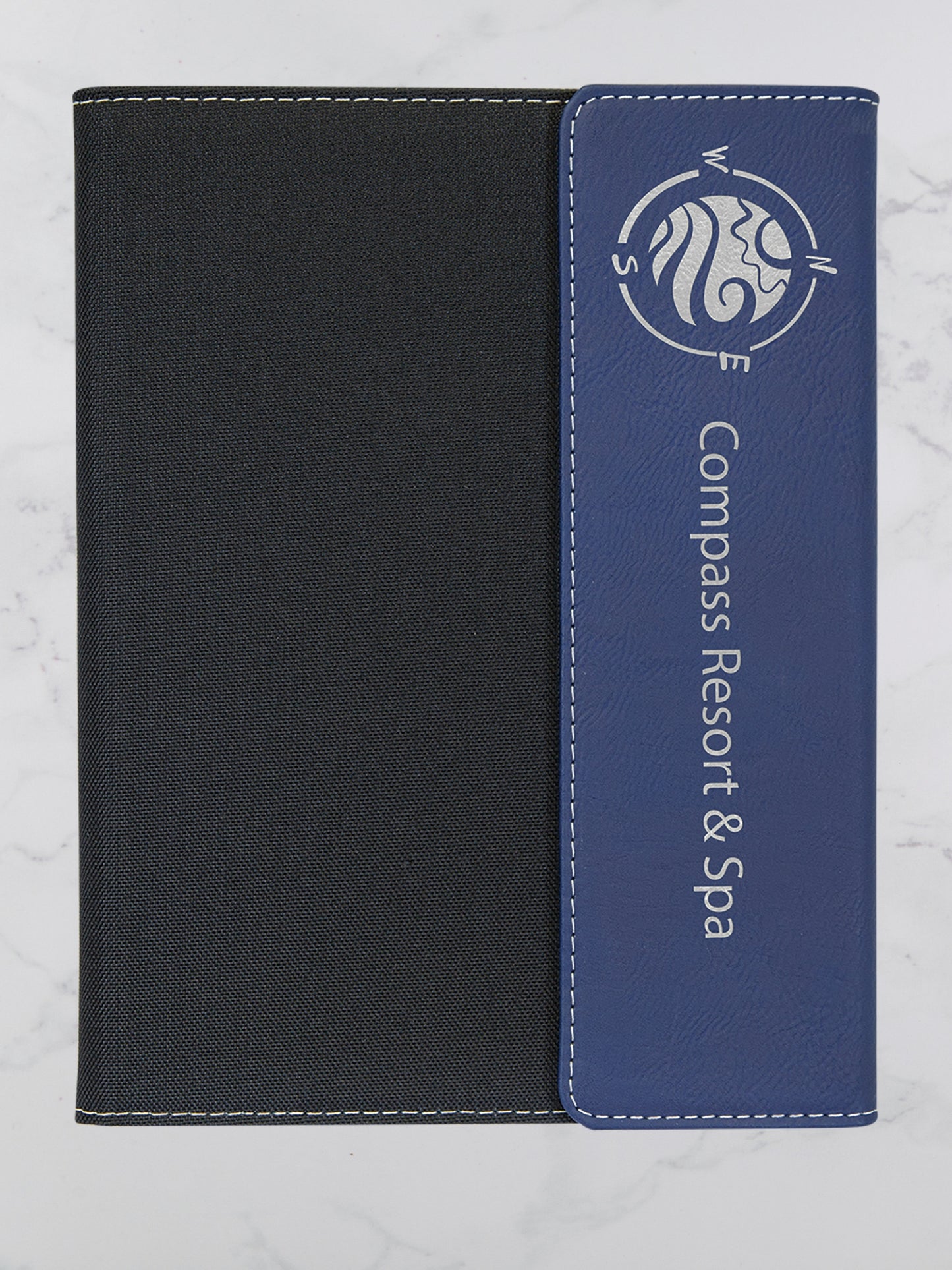 Small Branded Personalized Leatherette & Canvas Portfolio