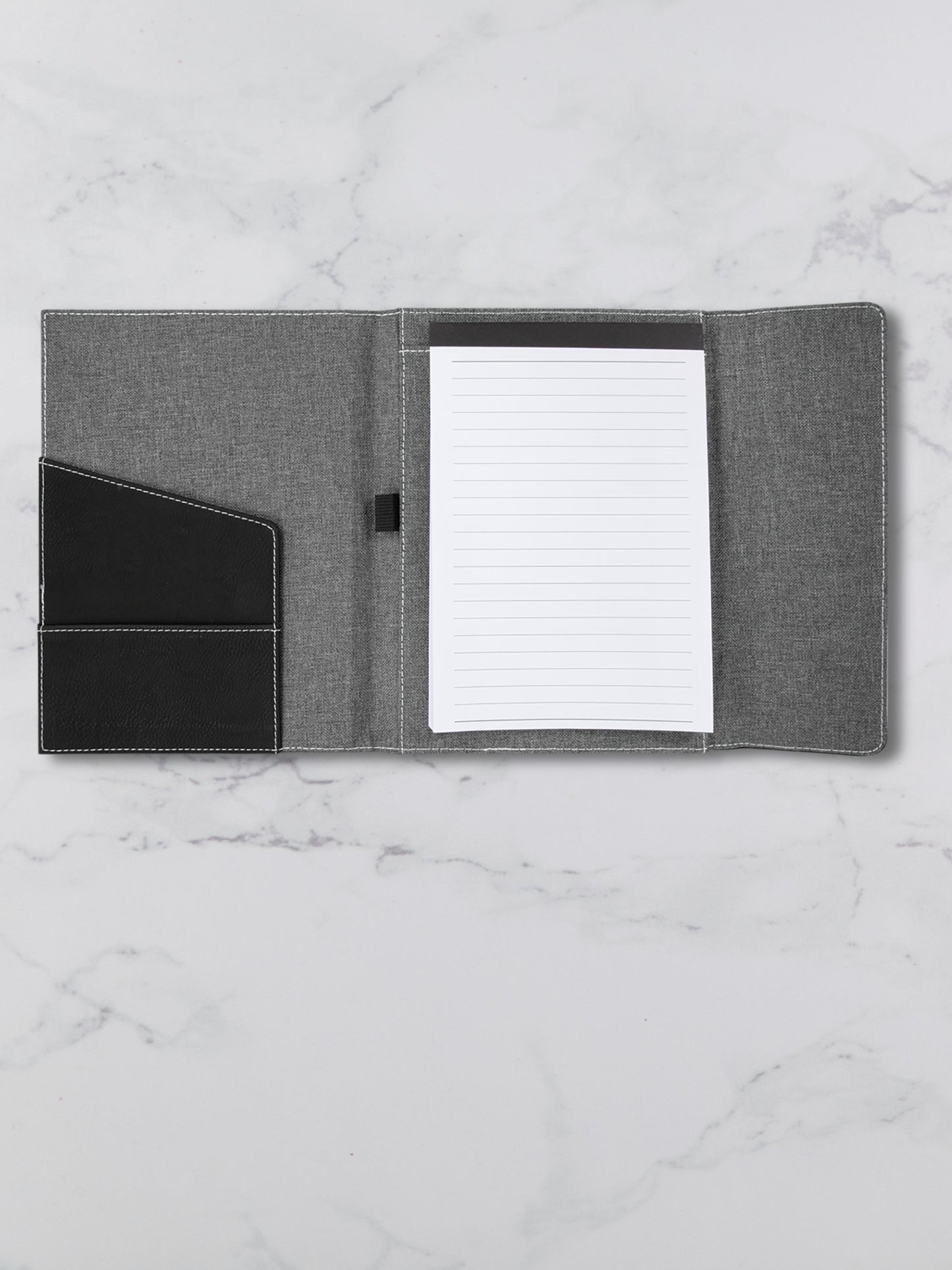 Small Branded Personalized Leatherette & Canvas Portfolio