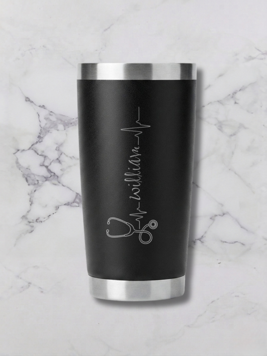 20 oz. Personalized Tumbler for Nurses