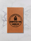 Personalized Firefighter Leatherette Journal