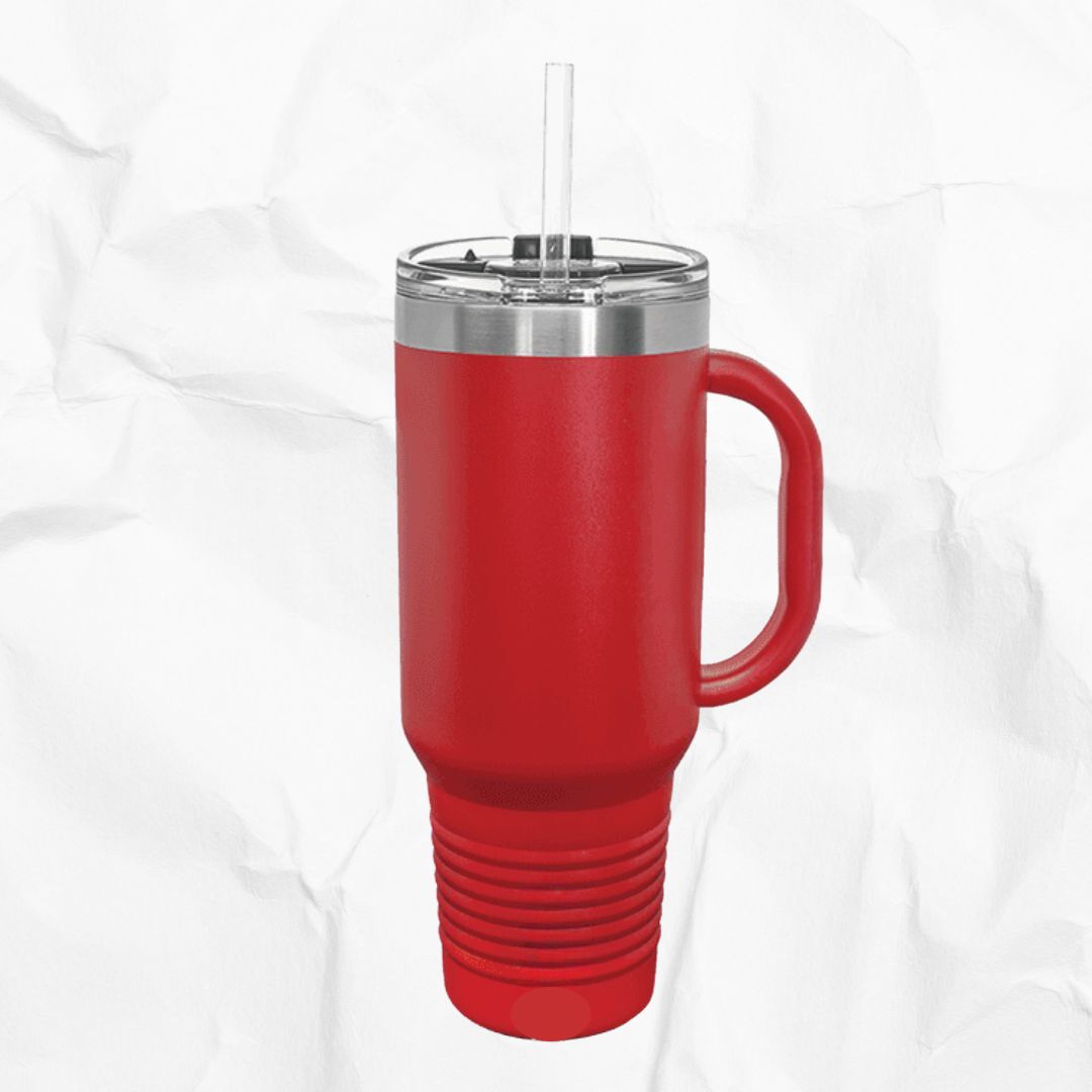 40 oz Travel Mug with Handle