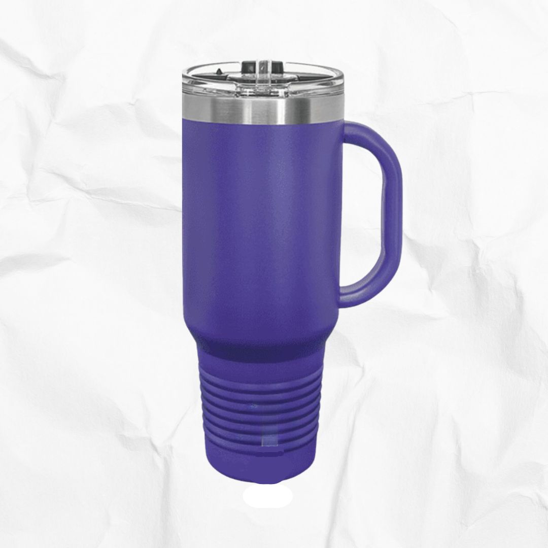 40 oz Travel Mug with Handle