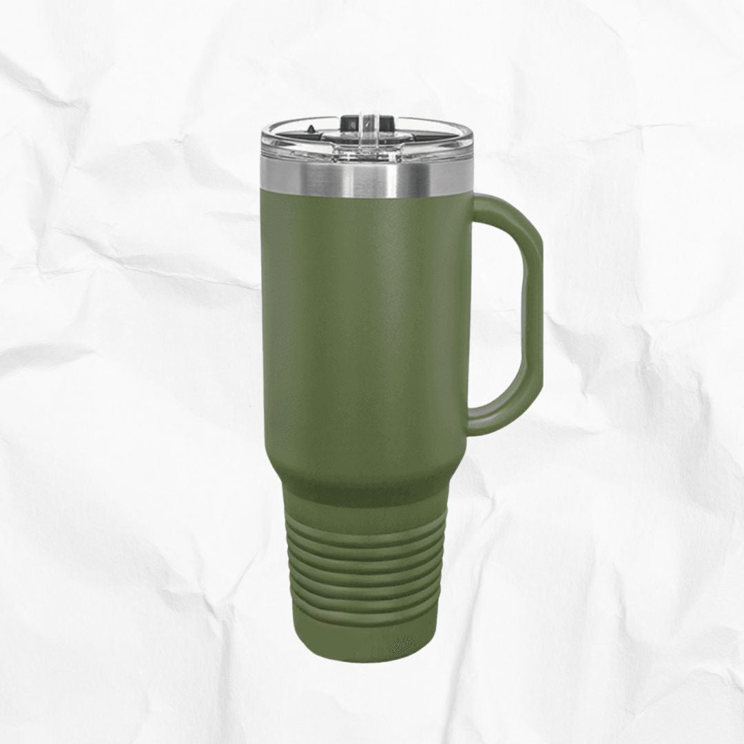 40 oz Travel Mug with Handle