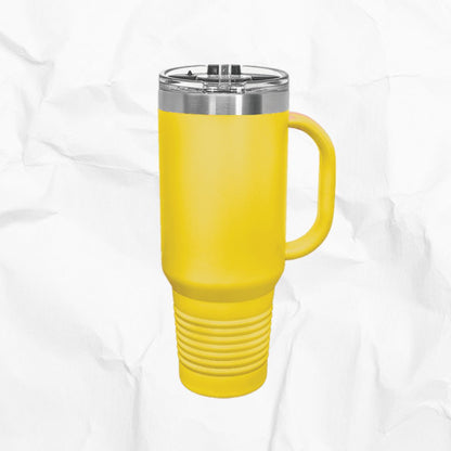 40 oz Travel Mug with Handle