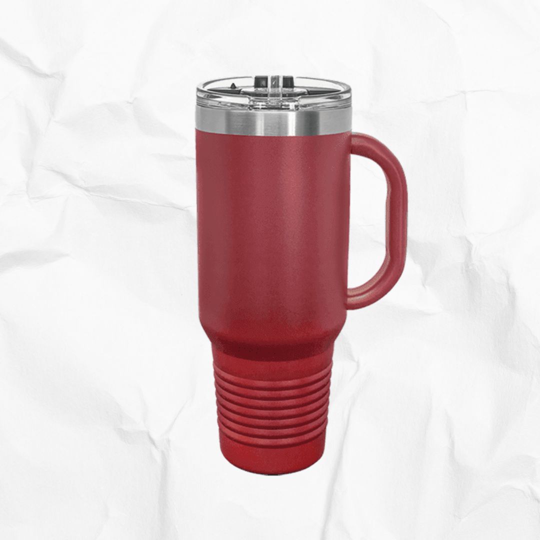 40 oz Travel Mug with Handle