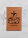 Personalized Doctor Leatherette Journal