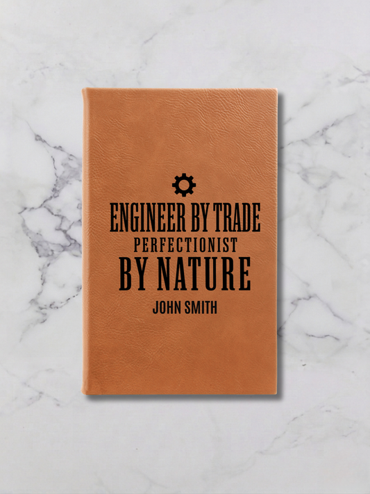 Personalized Engineer Leatherette Journal