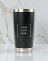 20oz Stainless Steel Tumbler with Magnetic Sliding Lid