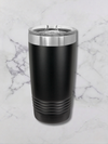 20oz Stainless Steel Tumbler Blank with Magnetic Sliding Lid