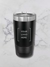 20oz Stainless Steel Tumbler Blank with Magnetic Sliding Lid