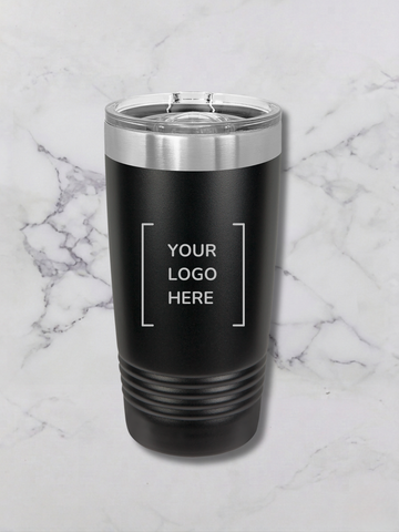 20oz Stainless Steel Tumbler Blank with Magnetic Sliding Lid