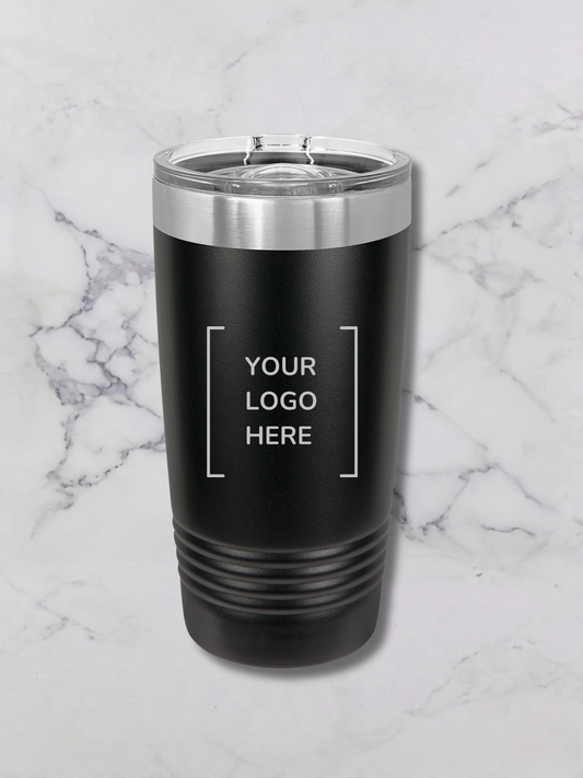 20oz Stainless Steel Tumbler Blank with Magnetic Sliding Lid