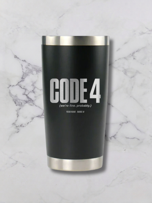 20 oz. Personalized Tumbler for LAPD