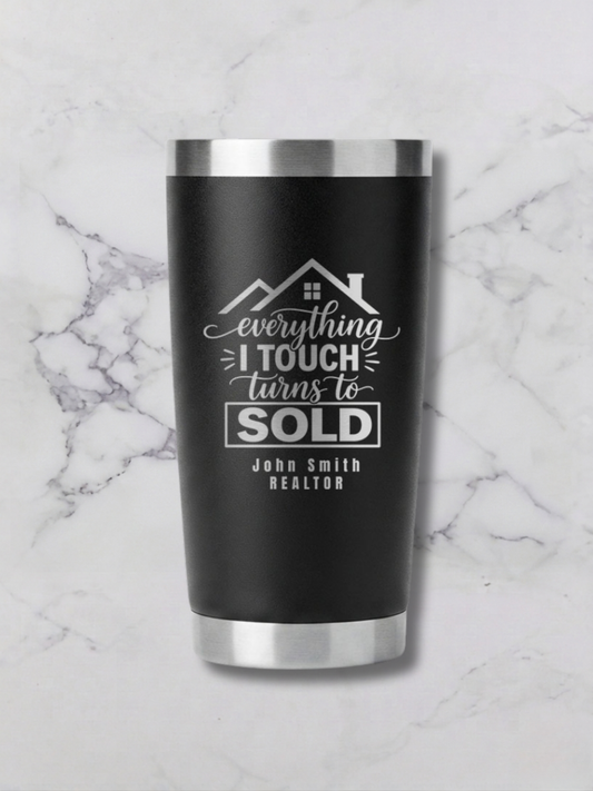 20 oz. Personalized Tumbler for Realtors