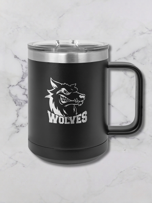 15 oz. Vacuum Insulated Mug with Slider Lid
