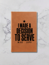 Personalized LAPD Leatherette Journal