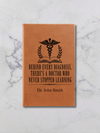 Personalized Doctor Leatherette Journal