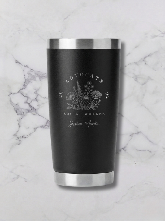 11 oz. Personalized Tumbler for Social Workers