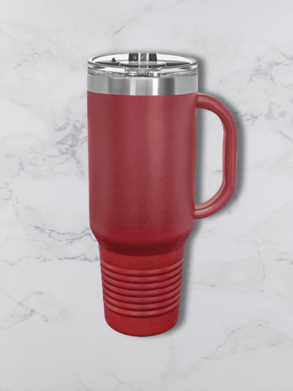40 oz Travel Mug with Handle