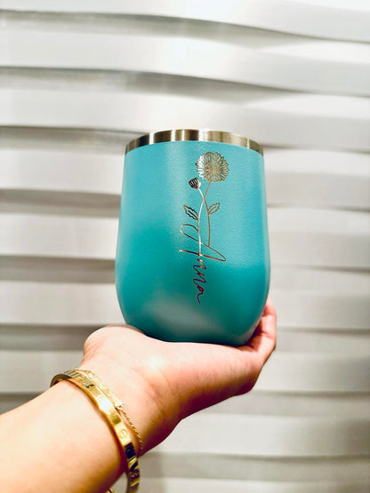 12 oz Stemless Insulated Wine Tumbler