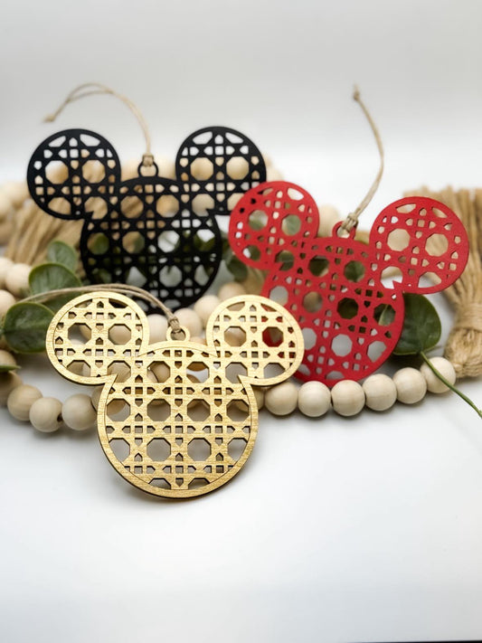 Rattan Mouse Head