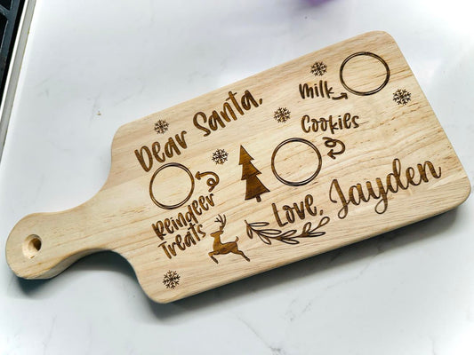 Santa Cookie Board