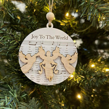 Music Sheet Nativity Ornament